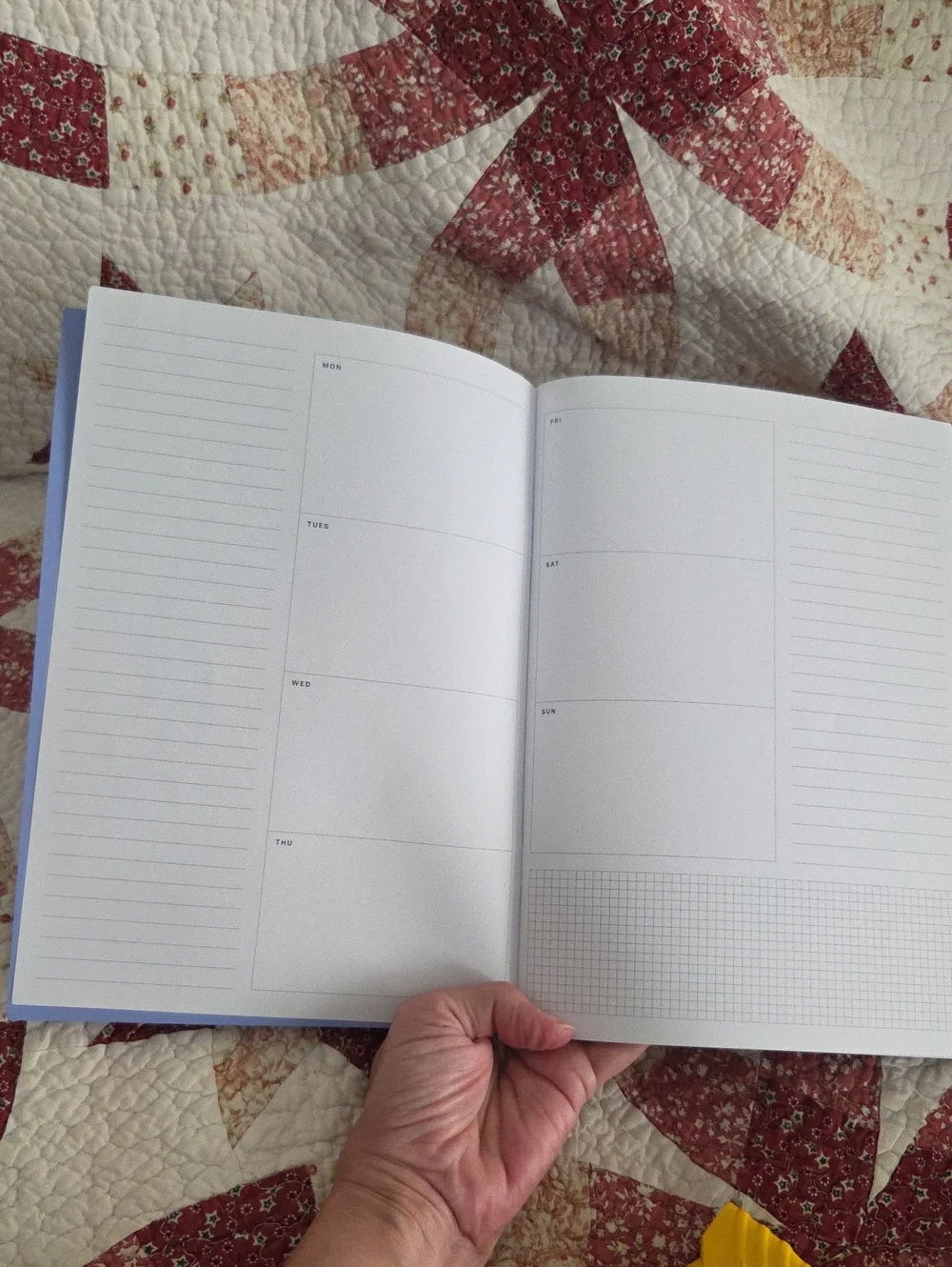 Weekly Planner Notebook - NWOT Blue